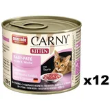 Animonda Cat Carny Kitten Baby Pate 12x200g (Rabatt für Stammkunden 3%)