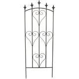 Hti-Living Rankgitter 3er Set 0,80 x 44 cm Schwarz
