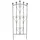 Hti-Living Rankgitter 3er Set 0,80 x 44 cm Schwarz