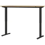 bümö Schreibtisch Andratx Eiche / Schwarz