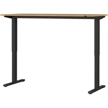 bümö Schreibtisch Andratx Eiche / Schwarz