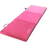 Queenfit Klappbare Turnmatte 180x60x5cm, Gymnastikmatte Dicke 5cm, Weichbodenmatte, Matratze Trainieren, Sportmatte Dicke, Gymnastikmatte Faltbar 3 Teile, Trainingsmatte, Turnmatte für Zuhause