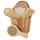 Croll & Denecke Wellness Geschenkset 6-teilig im hellen Sauna Holzbottich