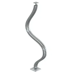 MB-Kabelkanal, vertikal, Slim, 9309812,L 1310mm, Kunststoff silber
