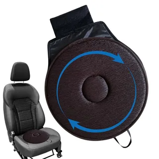 Biniveil Drehbares Sitzkissen | Auto Drehsitzkissen | Rutschkissen Rollstuhl | Autositzkissen | Drehkissen Für Autositz Einstiegshilfe | Für Autositz Einstiegshilfe Auto Senioren | 40x40cm