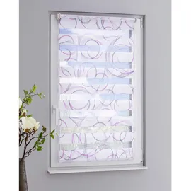 GARESA Doppelrollo Swing 65 x 150 cm grau/weiß