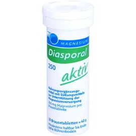 Diasporal Magnesium 250 aktiv Brausetabletten 20 St.