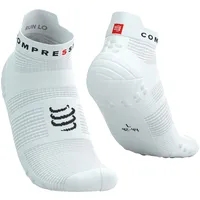 compressport Unisex Pro Racing Socks v4.0 Run Low weiß