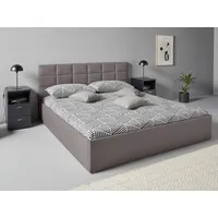 Westfalia Schlafkomfort Polsterbett, grau, B:188cm L:210cm, WESTFALIA SCHLAFKOMFORT, Betten,