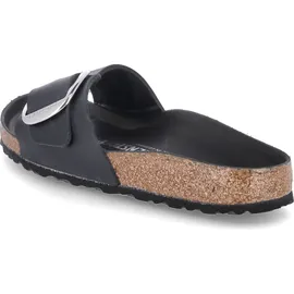 Birkenstock Madrid Big Buckle Nubukleder geölt schmal schwarz 35