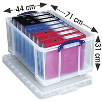 Really Useful Box Aufbewahrungsbox 64C 44x31x71cm 64l transparent