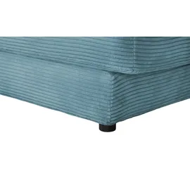 jette home Ecksofa Cord Sila ¦ türkis/petrol ¦ Maße (cm): B: 325 H: 85 T: 224.0