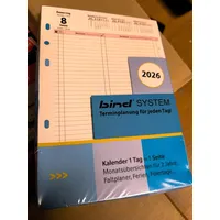 Bind Kalendereinlage 2026 A5