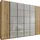Wiemann Drehtürenschrank Quito 295,2 x 236 x 58 cm Beige