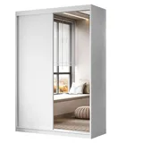 lookway Schiebetürenschrank Camaro II 150 x 215 x 59 cm Weiß