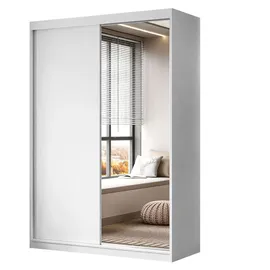 lookway Schiebetürenschrank Camaro II 150 x 215 x 59 cm Weiß