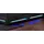 Home Deluxe - LED Bett ASTEROID - Dunkelgrau, 90 x 200 cm - inkl. Lattenrost I Polsterbett Design Bett inkl. Beleuchtung - Dunkelgrau