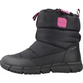 GEOX Schneestiefel Schwarz/Fluo Fuchsia 31