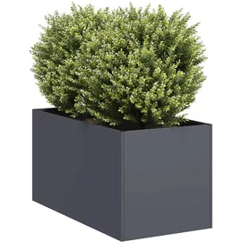 vidaXL Pflanzgefäß 40 x 80 x 80 cm Anthrazit