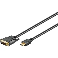 Pro HDMI - DVI-D - Display Kabel - 1.5m - Schwarz