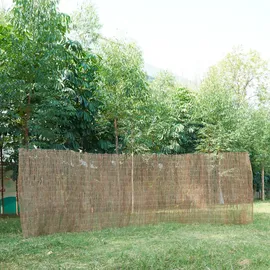 casa.pro Reisigzaun 500 x 150 cm Braun