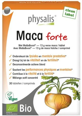 Physalis Maca Forte Bio 30 Tabletten