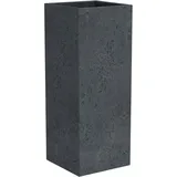 Scheurich Pflanzgefäß C-Cube High Ø 26 cm Stony Black