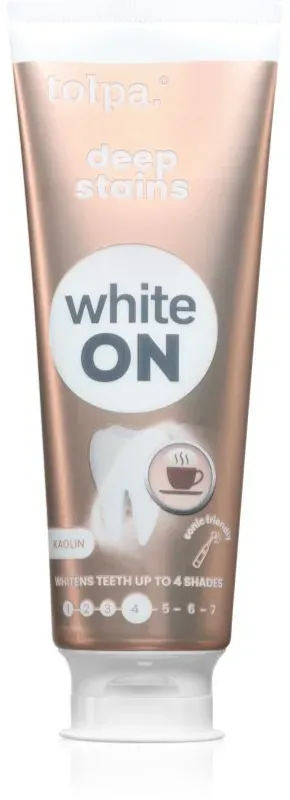 Tołpa On White Deep Stains bleichende Zahnpasta 75 ml