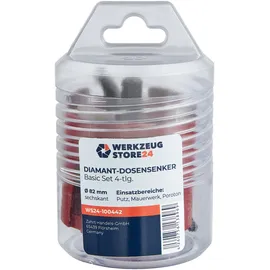 WS24 Diamant Dosensenker Basic - Set 4tlg. 6 Kant 82 mm - WS24-100442