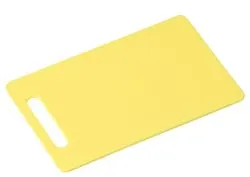 Kesper Schneidebrett mit Griff, 34 x 24 x 0,4 cm 30489 , Farbe: yellow