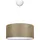 lux.pro Sutton 1-flg. Ø38 cm rund/beige