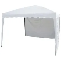 VCM Gartenpavillon 2,96 x 2,5 m Weiß/Grau