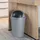 Home4You Abfalleimer 50 l Schwarz/Grau