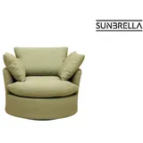 clemento Lori Loungesessel Sunbrella 110 x 63 x 105 cm Flanelle drehbar