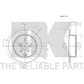 NK Bremsscheibe 314422
