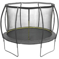 Garten Trampolin schwarz 305 cm 10 FT mit Sicherheitsnetz