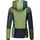 Navahoo Damen, Übergangsjacke Colorblocking leichte Steppjacke mit Kapuze Multikulti Multicolour Green Forest Gr. XS - XS
