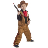 Dress Up America 780-M 1 Wilder Westen Cowboy-Kostüm für Kinder, Mehrfarbig, Größe 8-10 Jahre (Taille: 76-82 Höhe: 114-127 cm)