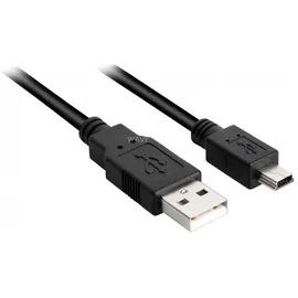 Sharkoon USB-Kabel - Mini-USB B m, USB 2.0 Kabel USB-A Stecker Stecker - schwarz