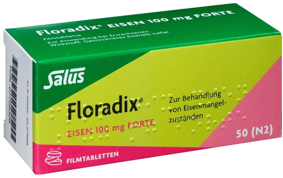 floradix eisen 100 mg forte