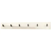 Vladon Garderobenpaneel Linea V1 110,5 x 14,5 x 3,5 cm Creme