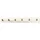 Vladon Garderobenpaneel Linea V1 110,5 x 14,5 x 3,5 cm Creme