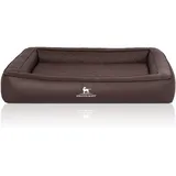 Knuffelwuff Hundebett Hampstead 85 x 65 cm Braun