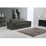 Egoitaliano "Cecilia, modern & elegant, erstklassiger Sitzkomfort, Dauerschläfer", inkl. Matratze und hochwertigem Metallbettrahmen, toller Schlafkomfort schwarz,