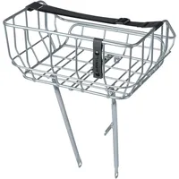 Basil Portland VR-Korb Aluminium Silber