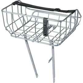 Basil Portland VR-Korb Aluminium Silber
