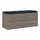 vidaXL Gartenbank 110 x 40 x 44 cm Grau