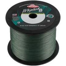 Berkley Whiplash8 Angelschnur, Superline, Raubfischangeln, Hecht, Barsch, Zander, Forelle, Unisex, Moosgrün, 0,25 mm | 40 kg | 2188 m
