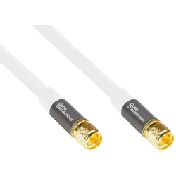 Good Connections GC-M2089, 20 m, F-Pug, F-Plug, Weiß