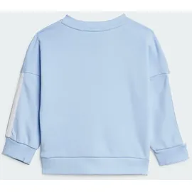 adidas Essentials Trainingsanzug Glow Blau/Weiß 62